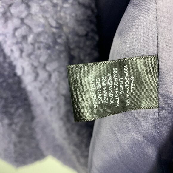 Torrid 0 Maxi Coat Size 12 Purple Soft Sherpa Open Front Lined NWT - Picture 11 of 15